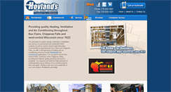 Desktop Screenshot of hovlands-inc.com