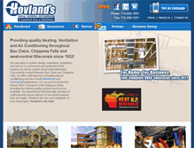 Tablet Screenshot of hovlands-inc.com